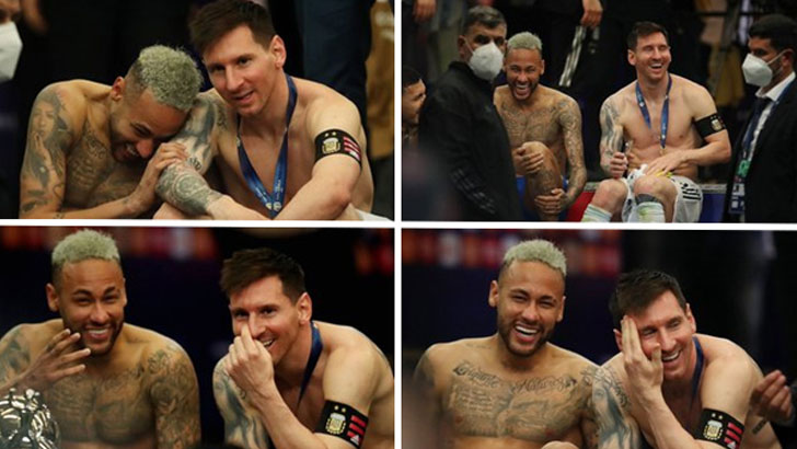 মেসি-নেইমারের যে মুহূর্ত দেখে আপ্লুত ব্রাজিল-আর্জেন্টিনা সমর্থকরা