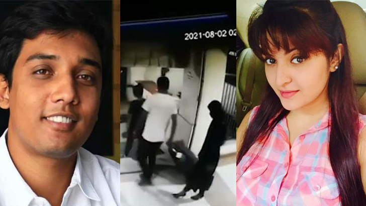 ডিবি কর্মকর্তার বাসায় ১৮ ঘণ্টা সময় কাটান পরীমনি, সিসিটিভির ফুটেজ ফাঁস