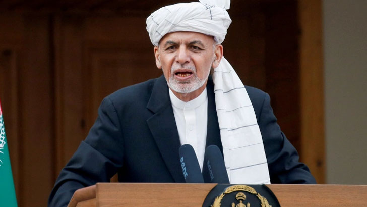 দেশ ছাড়লেন আশরাফ গনি