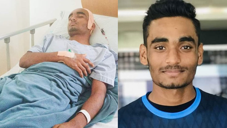 মাথায় বলের আঘাতে শঙ্কায় বাংলাদেশি উইকেটকিপারের জীবন
