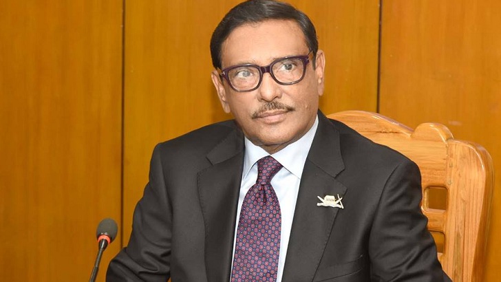 ইউপি ও পৌরসভা নির্বাচন শান্তিপূর্ণ হয়েছে: ওবায়দুল কাদের 