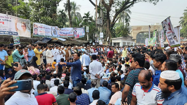 ঢাকায় বিএনপির সমাবেশ শুরু