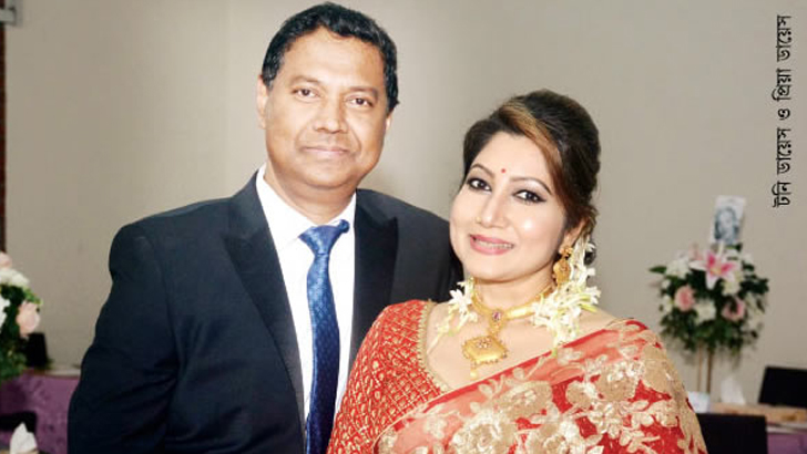ঢাকায় টনি ডায়েস ও প্রিয়া দম্পতি