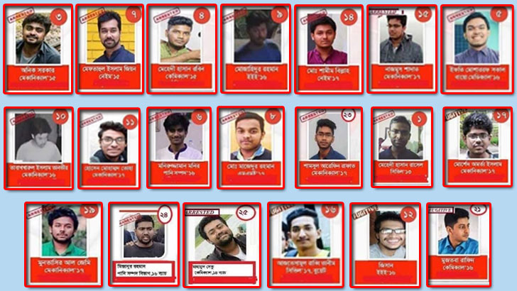 আবরার হত্যায় মৃত্যুদণ্ডপ্রাপ্ত আসামিদের তালিকা