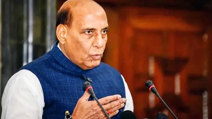 বাংলাদেশে গণতন্ত্র প্রতিষ্ঠায় ভারতের ভূমিকা রয়েছে: রাজনাথ সিং