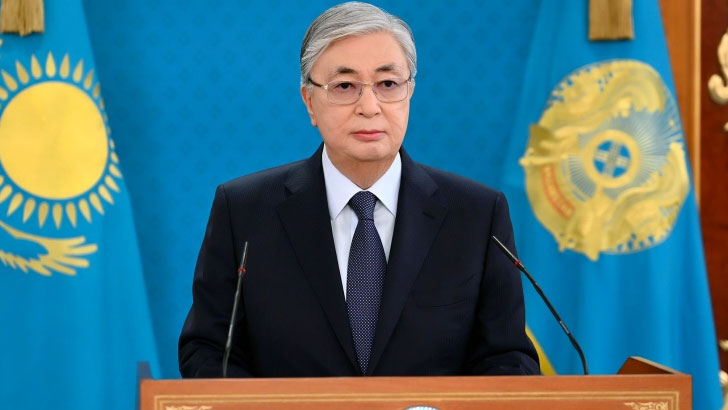 কাজাখস্তানের ক্ষমতাসীন দলের চেয়ারম্যান হলেন প্রেসিডেন্ট তোকায়েভ