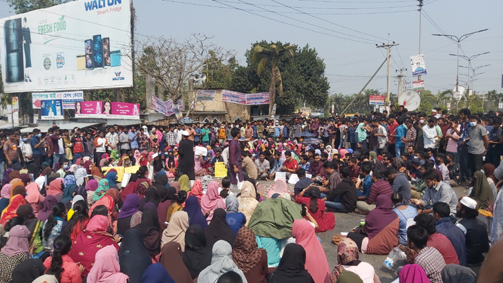 ছাত্রী ধর্ষণের ঘটনায় উত্তাল বশেমুরবিপ্রবি 