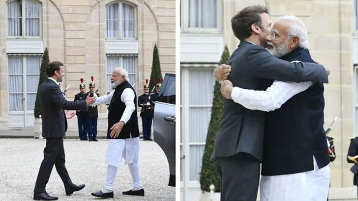 ম্যাক্রোঁর সঙ্গে দেখা করতে পেরে আনন্দবোধ করছি: মোদি