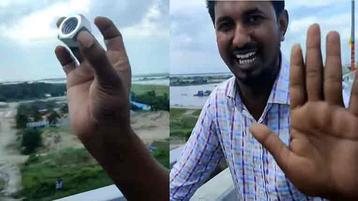 পদ্মা সেতুর রেলিংয়ের নাট খোলার আরেক ভিডিও ভাইরাল