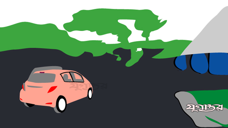 প্রাইভেটকার খাদে পড়ে স্বামী-স্ত্রীসহ নিহত ৩