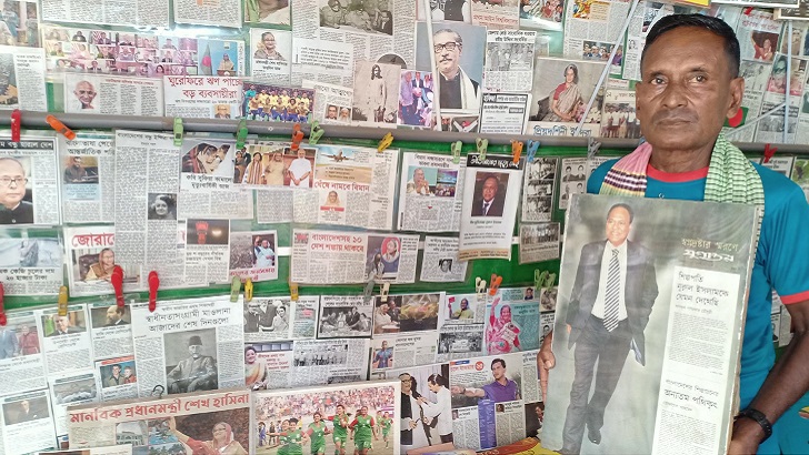 বীর মুক্তিযোদ্ধা নুরুল ইসলামকে নিয়ে জলিলের সংগ্রহশালা