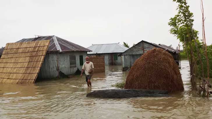তিস্তা পারের ৫ হাজার পরিবার পানিবন্দি