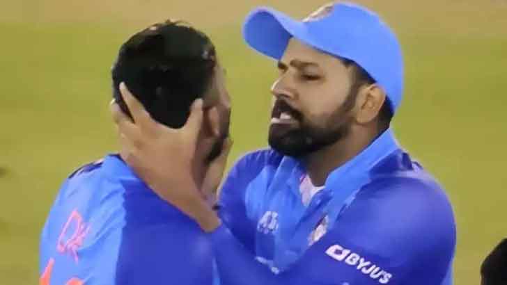 যে কারণে কার্তিকের ঘাড় ধরেছিলেন রোহিত