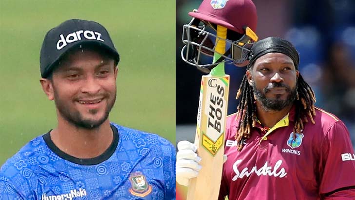 সাকিবের দলে যোগ দিলেন ক্রিস গেইল