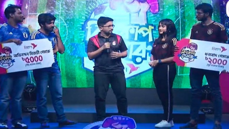 বিকাশের আয়োজনে চলছে ই-স্পোর্টস গেমিং শো ‘বিশ্বকাপ গেমারু’
