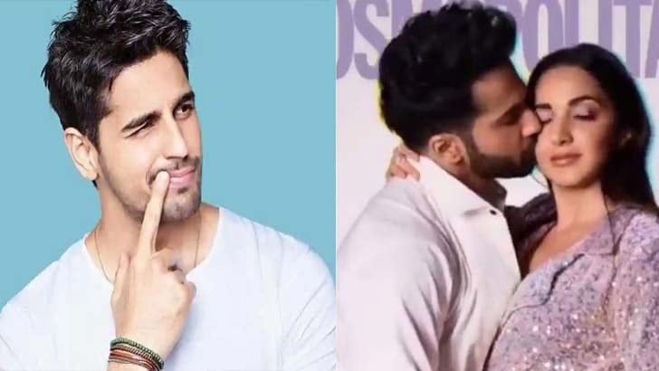 কিয়ারার গালে হঠাৎ চুমু বরুণের, যা করলেন প্রেমিক সিদ্ধার্থ?
