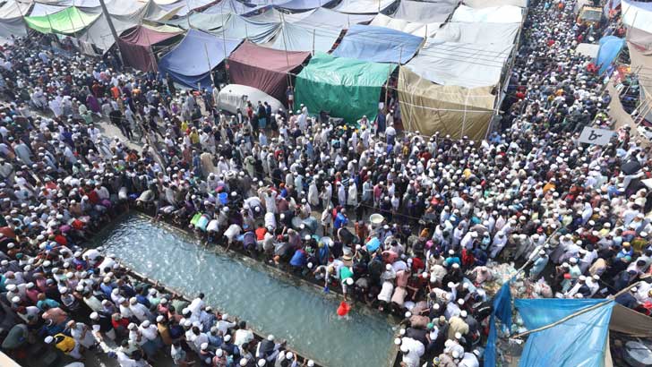 বয়ান তাশকিলে কাটল ইজতেমার দ্বিতীয় দিন