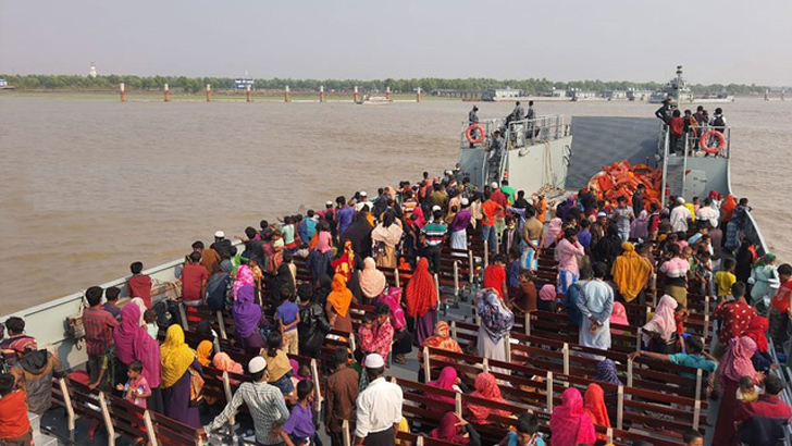 ভাসানচরে আরও ৩৫৬ রোহিঙ্গা