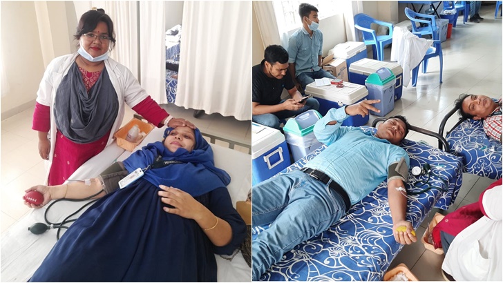 যমুনা গ্রুপের প্রতিষ্ঠাতা প্রয়াত নুরুল ইসলাম স্মরণে দিনব্যাপী স্বেচ্ছায় রক্তদান কর্মসূচি অনুষ্ঠিত