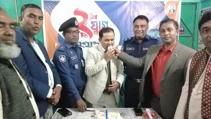 ধর্মপাশায় যুগান্তরের ২ যুগে পদার্পণ উপলক্ষে অনুষ্ঠান