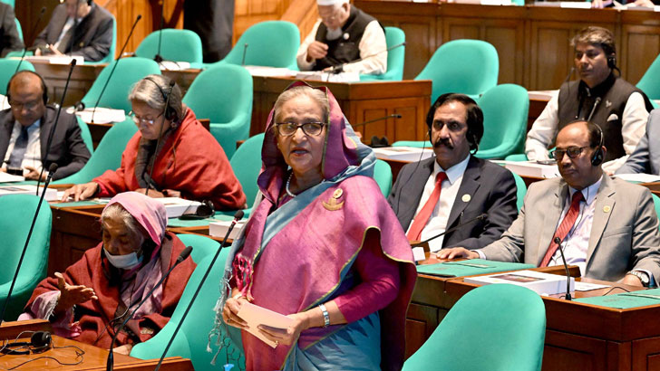 ছয় মাসে রেমিট্যান্স এসেছে ১২ হাজার মিলিয়ন ডলার: সংসদে প্রধানমন্ত্রী