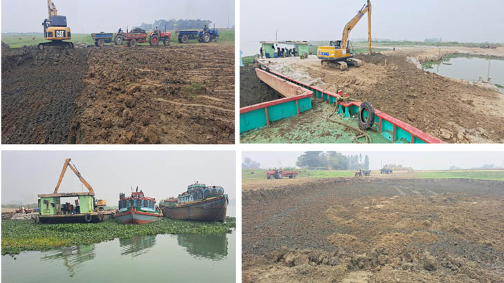 ব্রাহ্মণবাড়িয়ার নবীনগরের ফসলি জমির মাটি যাচ্ছে ইটভাটায়