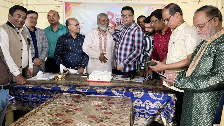 মাধবপুরে যুগান্তরের প্রতিষ্ঠাবার্ষিকী পালিত