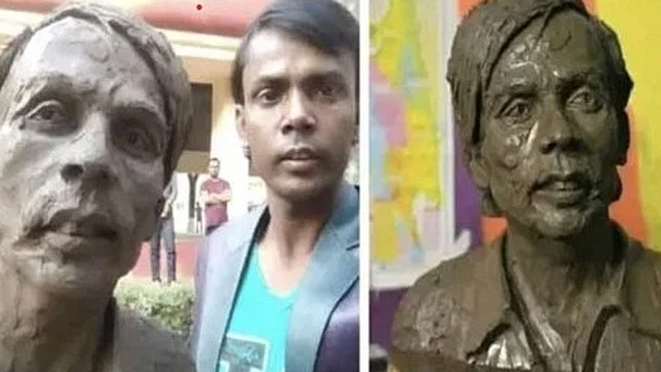 নিজের ভাস্কর্য ঢাবিতে, যা বললেন হিরো আলম