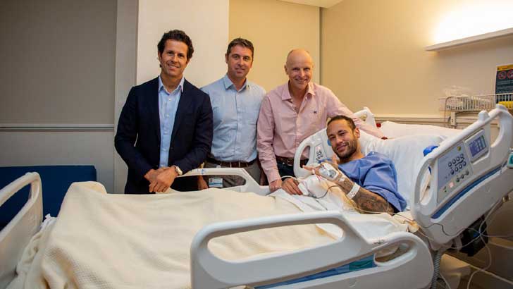 নেইমারের পায়ে অস্ত্রোপচার