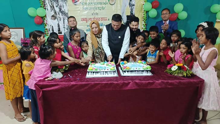 শতাধিক অনাথ শিশুকে নিয়ে ত্রিপুরায় বঙ্গবন্ধুর জন্মদিন পালন
