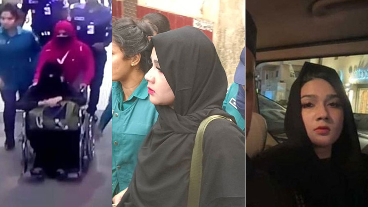 হুইল চেয়ার-বোরকাতেও রক্ষা হলো না অন্তঃসত্ত্বা মাহির