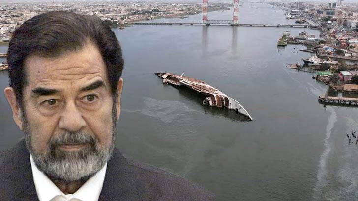 ইরাকের নদীতে ডুবে আছে সাদ্দামের প্রমোদতরী!