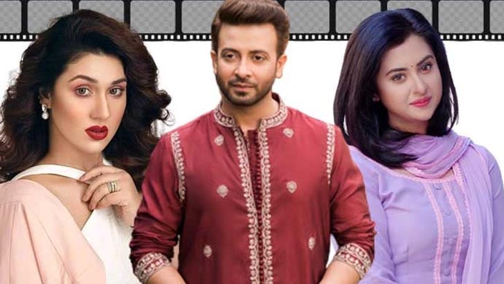 শাকিবকে বাঁচাতে ঝাঁপিয়ে পড়েছেন অপু-বুবলী!