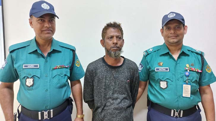 আত্মগোপনে থাকা সাজাপ্রাপ্ত আসামি গ্রেফতার