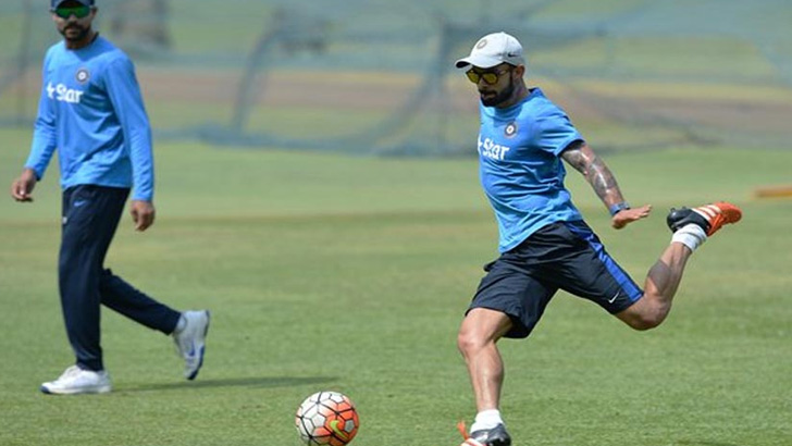 সিলেটে ক্রিকেট শেষ না হতেই ফুটবল