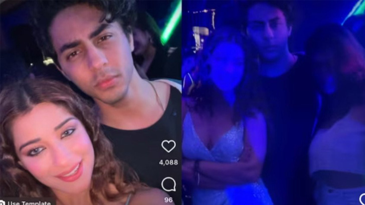 ‘প্রিয় মানুষের সঙ্গে পাগল করা রাত’, শাহরুখের ছেলের সঙ্গে পার্টিতে নাইরা