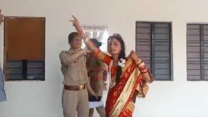 প্রেমিককে বিয়ের দাবিতে থানায় হুলুস্থুল কাণ্ড নববধূর (ভিডিও)