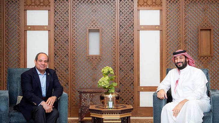 যুবরাজ সালমান ও মিশরের প্রেসিডেন্টের বৈঠকে যে কথা হলো 