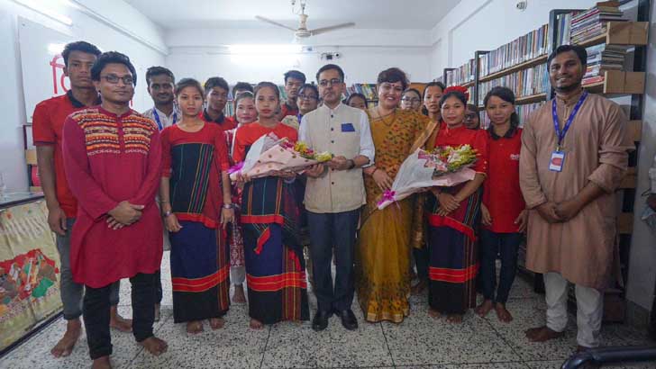 বিদ্যানন্দ ফাউন্ডেশন পরিদর্শনে ভারতীয় হাই কমিশনার 