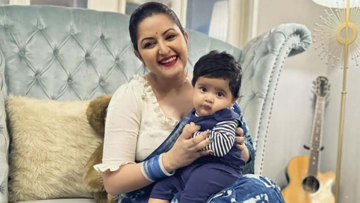 প্রথম ঈদে ছেলেকে কী উপহার দিলেন পরীমনি