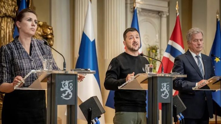 আকস্মিক সফরে নেদারল্যান্ডসে জেলেনস্কি