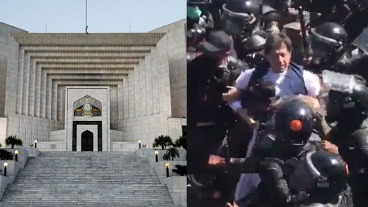 ইমরান খানকে এক  ঘণ্টার মধ্যে সুপ্রিমকোর্টে হাজির করার নির্দেশ