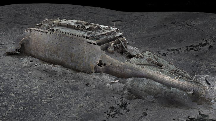 টাইটানিকের ধ্বংসাবশেষের ভিডিও প্রকাশ, যা আগে কখনো দেখা যায়নি