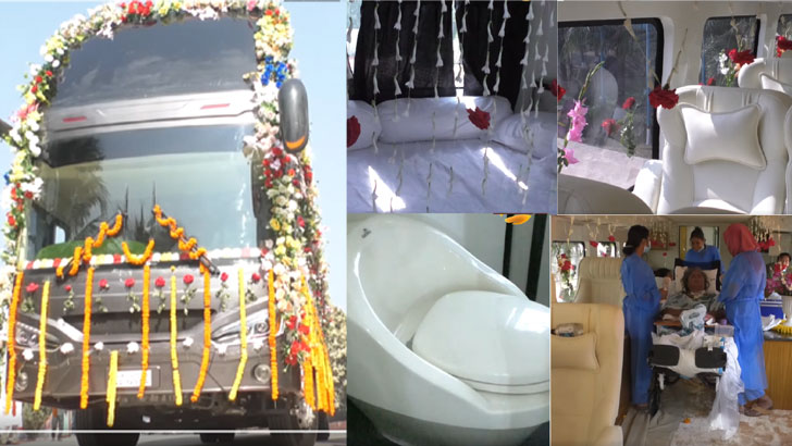 বাসেই বেডরুম, ড্রইং ও ডাইনিং, যা চলবে ঢাকার রাস্তায়