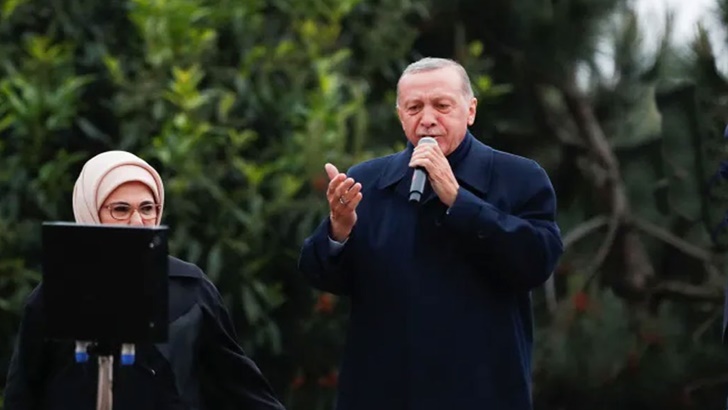 তুরস্কে টানা তৃতীয়বার প্রেসিডেন্ট পদে বিজয়ী হয়ে যা বললেন এরদোগান