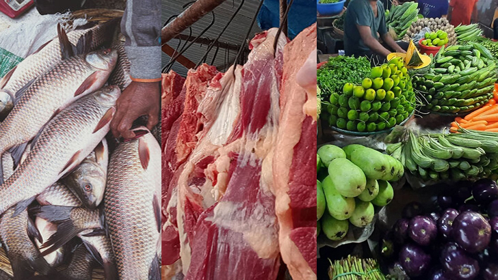 মাছ-মাংসের দামে উত্তাপ, সবজির দরও বাড়তি