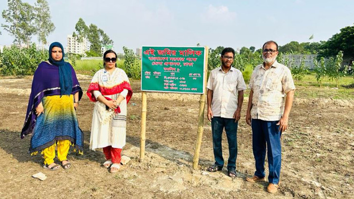 মিরপুরে ১৮ কোটি টাকার সরকারি জমি উদ্ধার