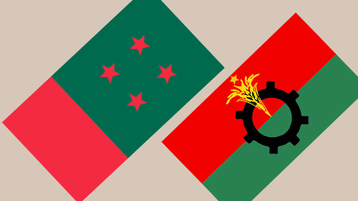 ঘরে-বাইরে নানা চাপে দুদল