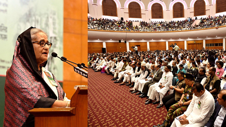 বাংলাদেশ কখনই বিদেশি চাপের কাছে মাথা নত করবে না: প্রধানমন্ত্রী
