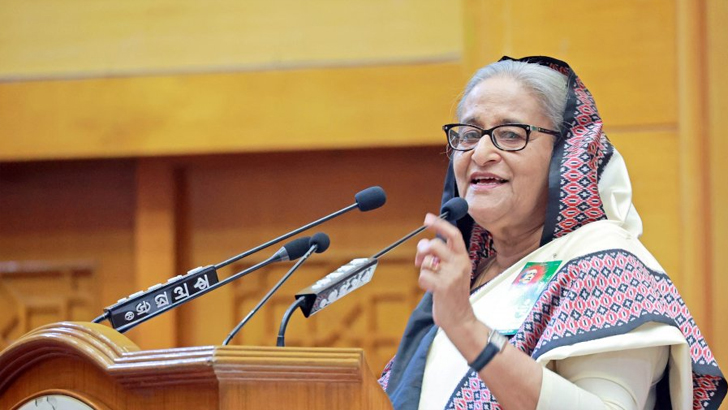 বাইরের কোনো শক্তি বিএনপিকে ক্ষমতায় বসাতে পারবে না: প্রধানমন্ত্রী